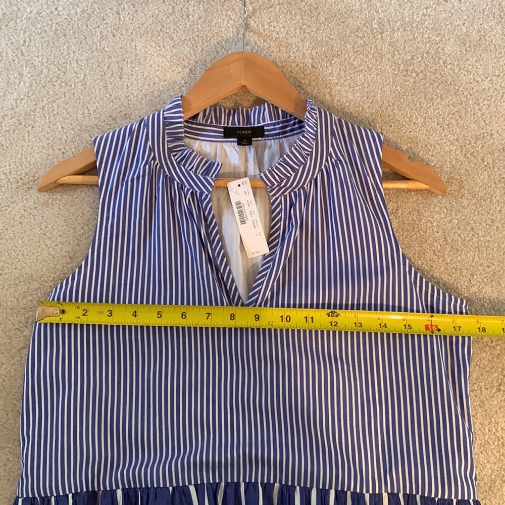 J.crew cotton sleeveless sundress New with tags small - Picture 4 of 5
